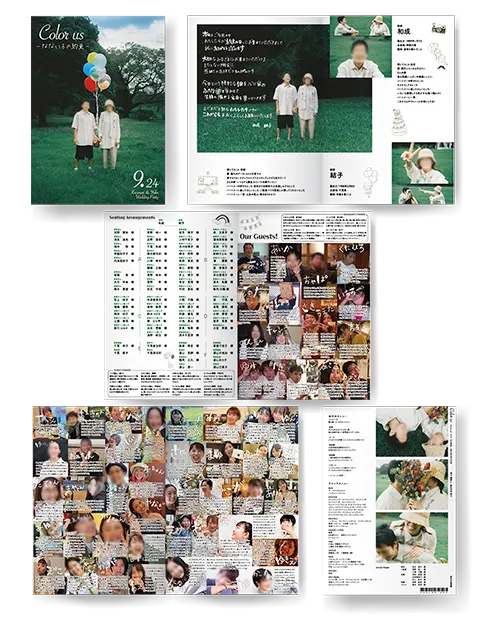 Color us なないろの約束 ナチュラルフォトブック風誌面抜粋